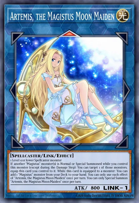 Artemis, the Magistus Moon Maiden trading card
