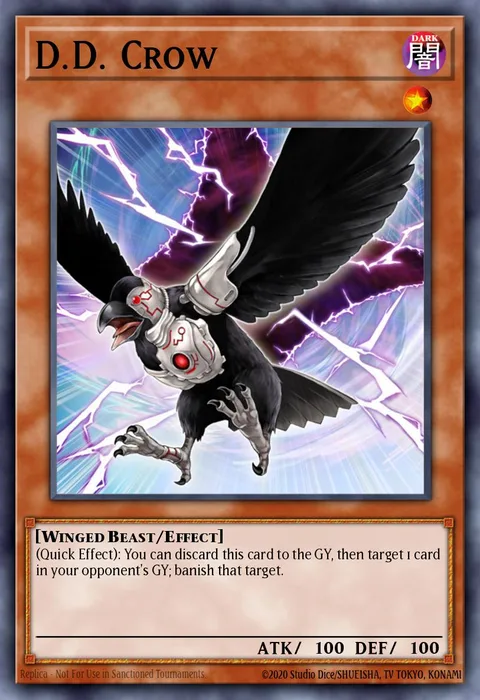 D.D. Crow trading card