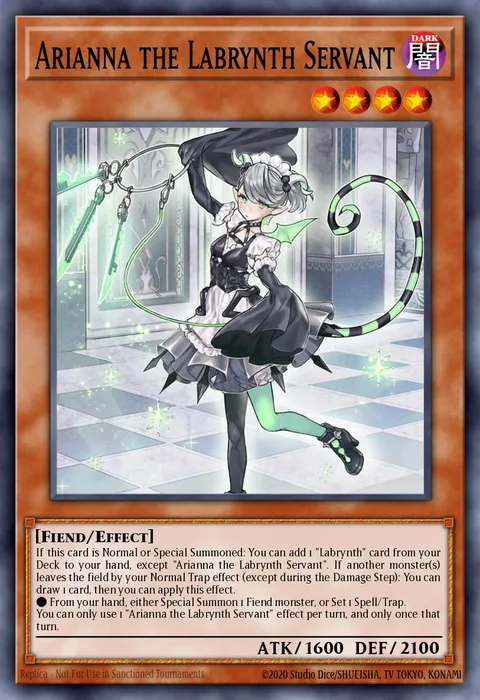 Arianna the Labrynth Servant trading card