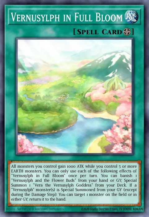 Vernusylph in Full Bloom trading card