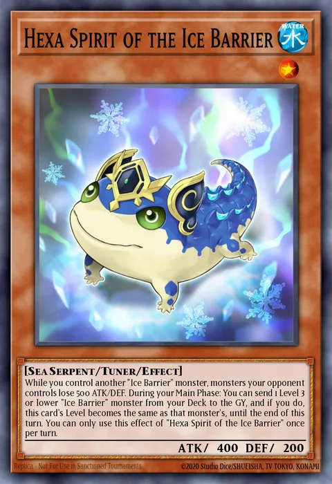 Hexa Spirit of the Ice Barrier trading card