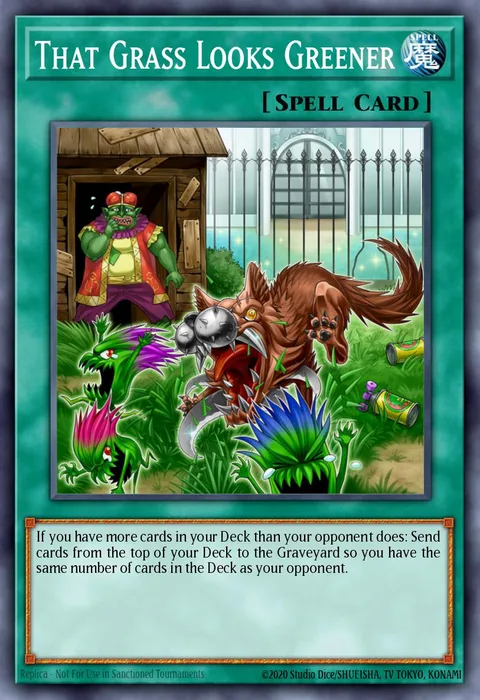 That Grass Looks Greener trading card