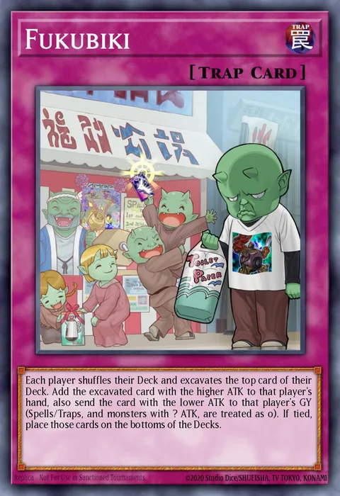 Fukubiki trading card