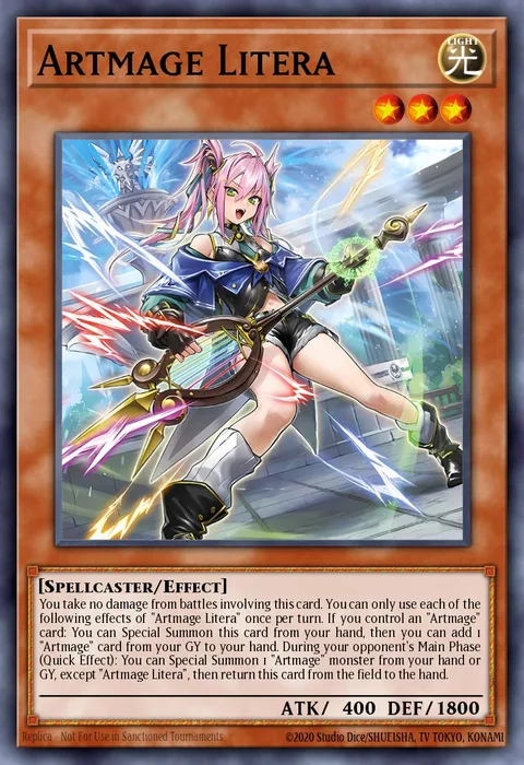 Artmage Litera trading card