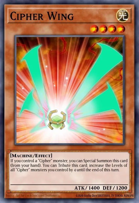 Cipher Wing trading card