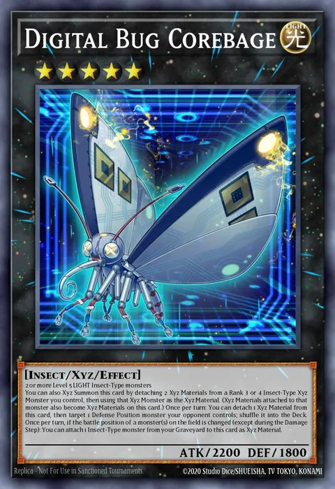 Digital Bug Corebage trading card