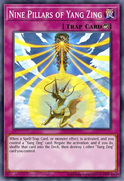 Nine Pillars of Yang Zing trading card