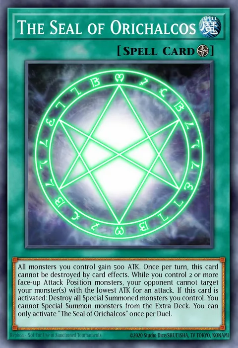 The Seal of Orichalcos trading card