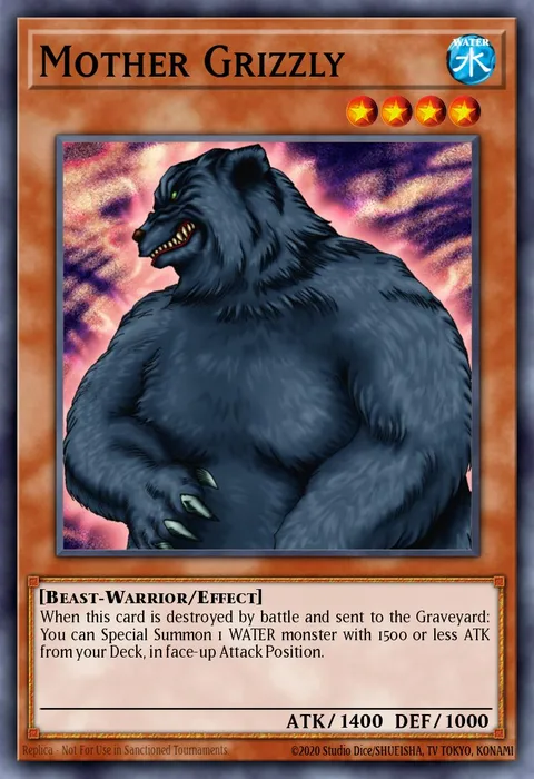 Mother Grizzly trading card