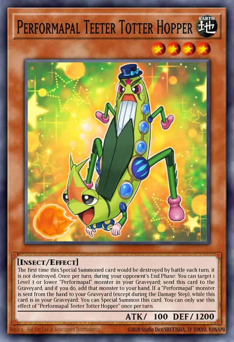 Performapal Teeter Totter Hopper trading card