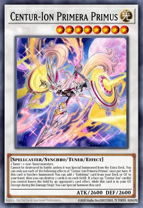 Centur-Ion Primera Primus trading card