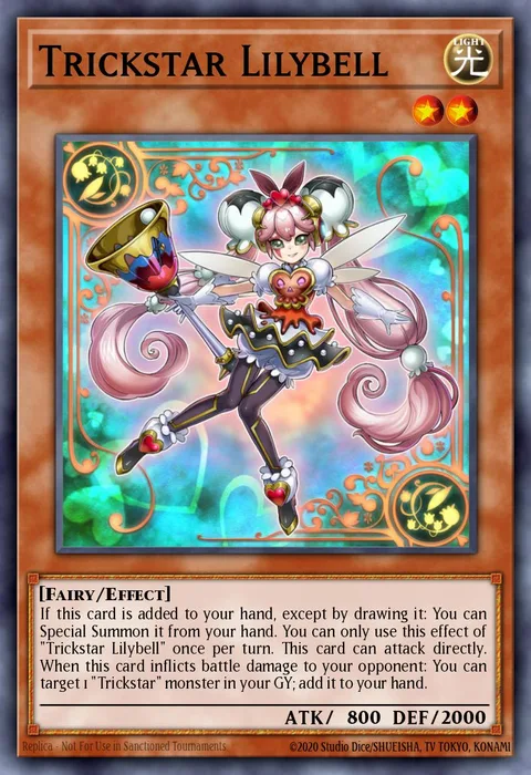 Trickstar Lilybell trading card