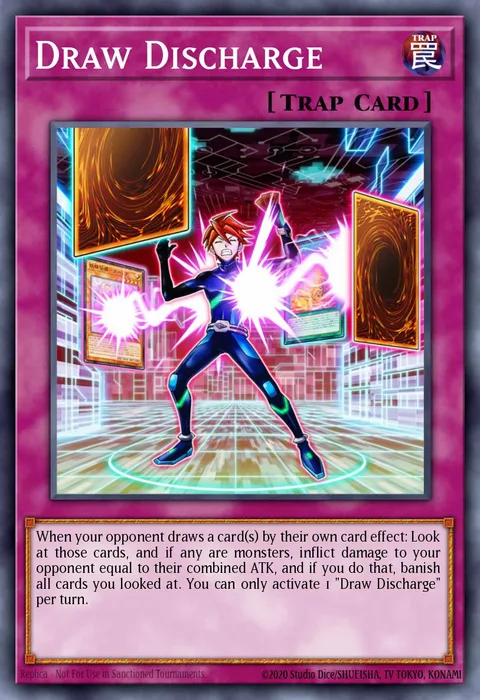 Draw Discharge trading card