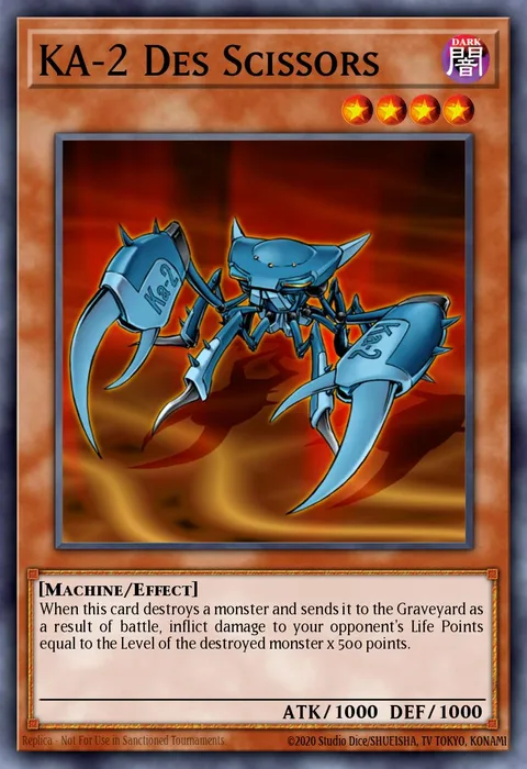 KA-2 Des Scissors trading card