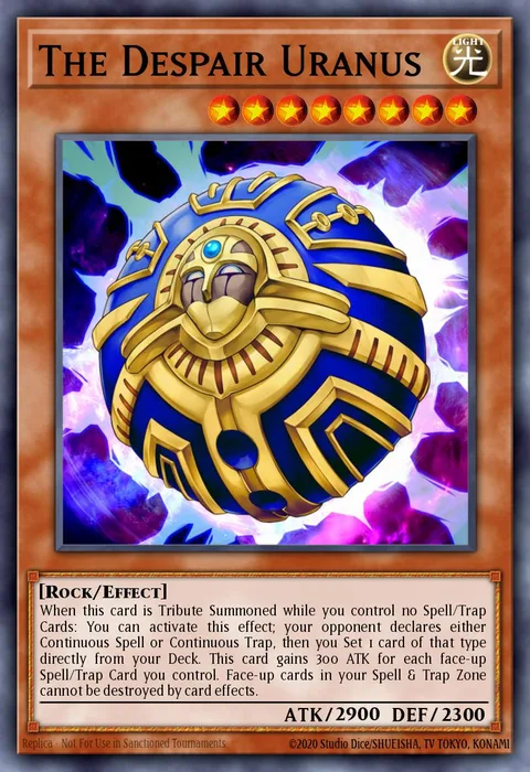 The Despair Uranus trading card