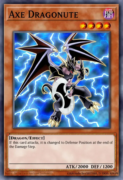 Axe Dragonute trading card