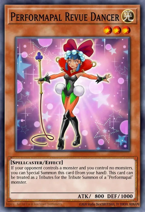 Performapal Revue Dancer trading card