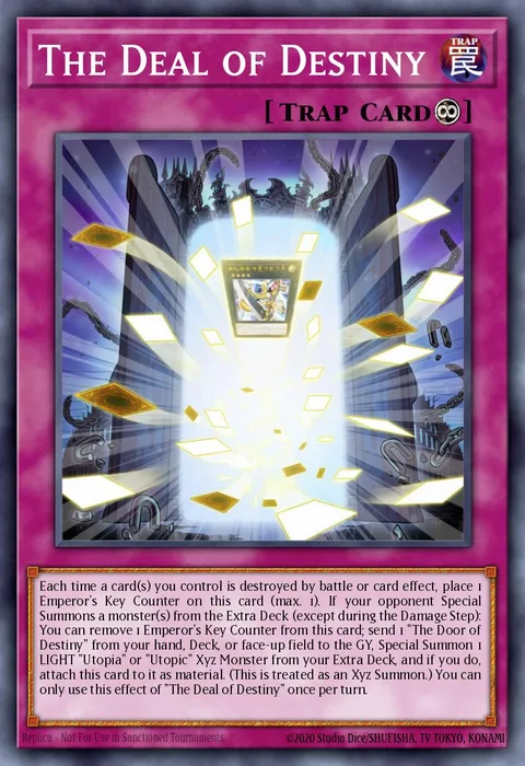 The Deal of Destiny trading card
