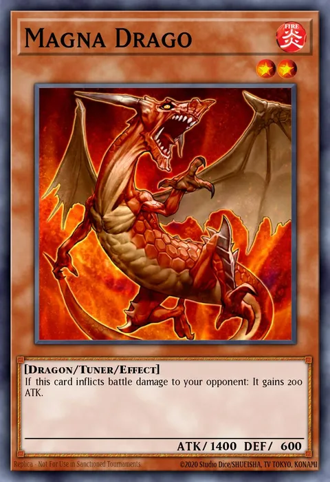 Magna Drago trading card