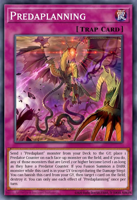 Predaplanning trading card