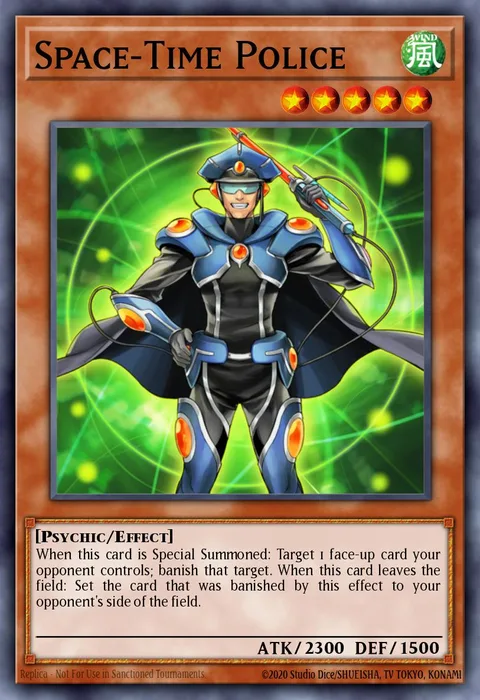 Space-Time Police trading card