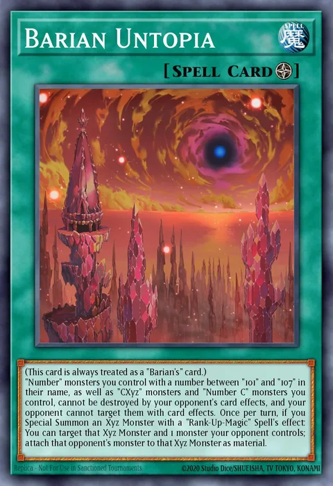 Barian Untopia trading card