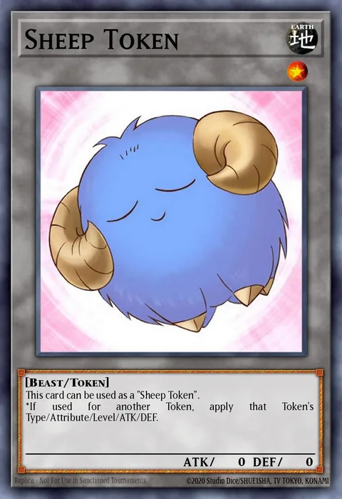 Sheep Token trading card