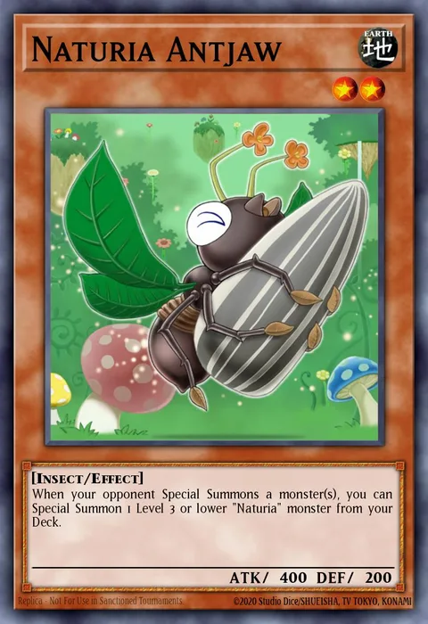 Naturia Antjaw trading card