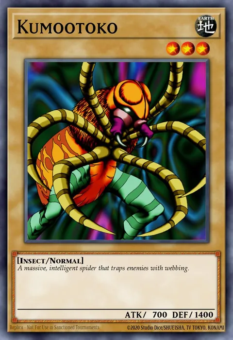 Kumootoko trading card