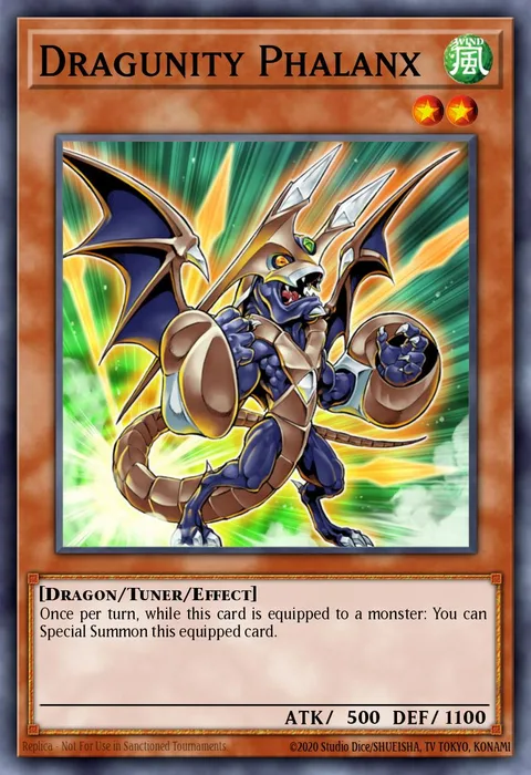 Dragunity Phalanx trading card