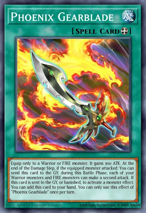 Phoenix Gearblade trading card