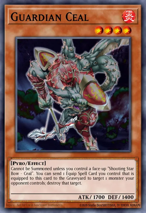 Guardian Ceal trading card