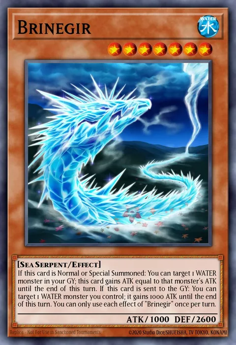 Brinegir trading card