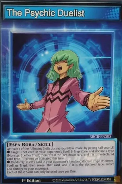 The Psychic Duelist trading card