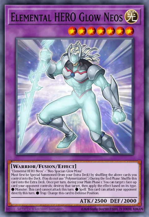 Elemental HERO Glow Neos trading card