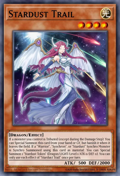 Stardust Trail trading card
