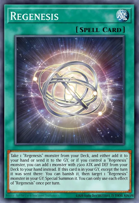 Regenesis trading card