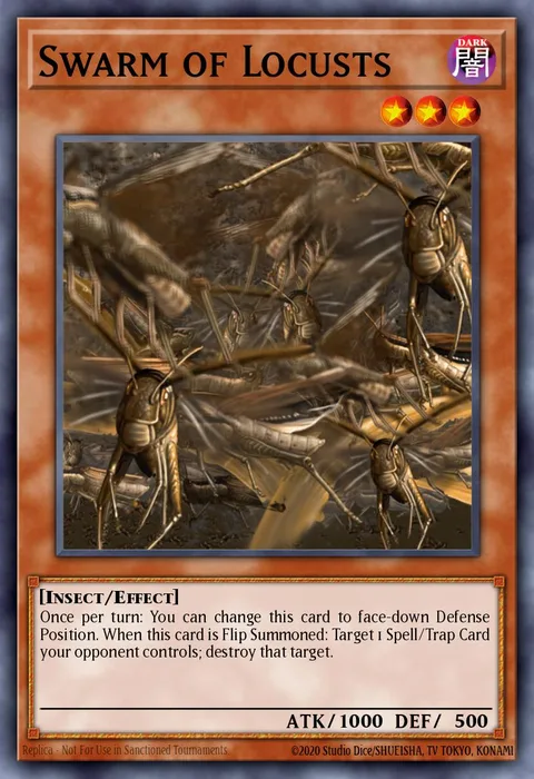 Swarm of Locusts trading card
