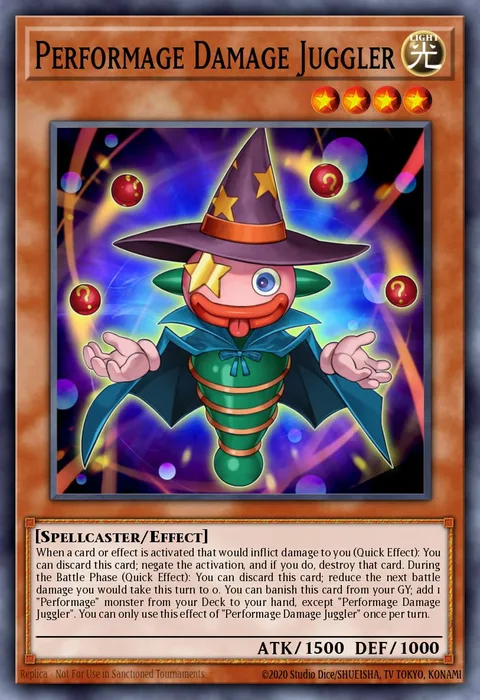 Performage Damage Juggler trading card