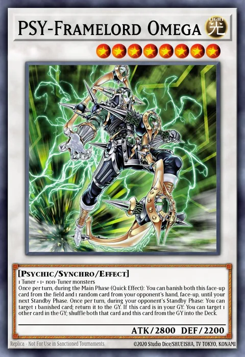 PSY-Framelord Omega trading card