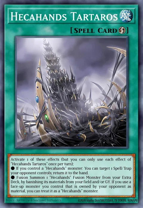 Hecahands Tartaros trading card