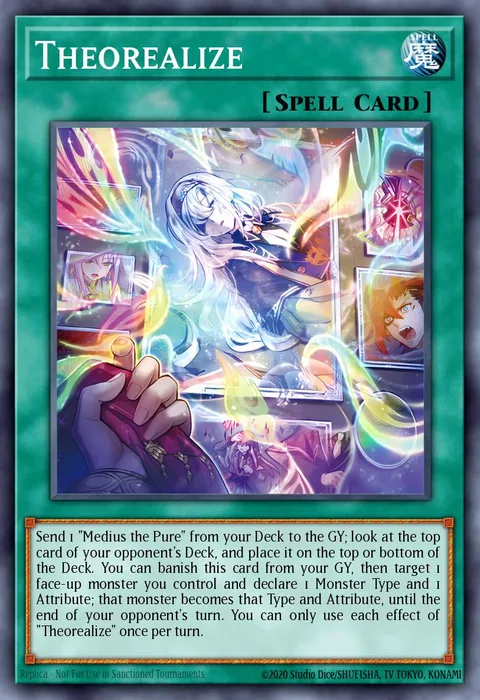 Theorealize trading card