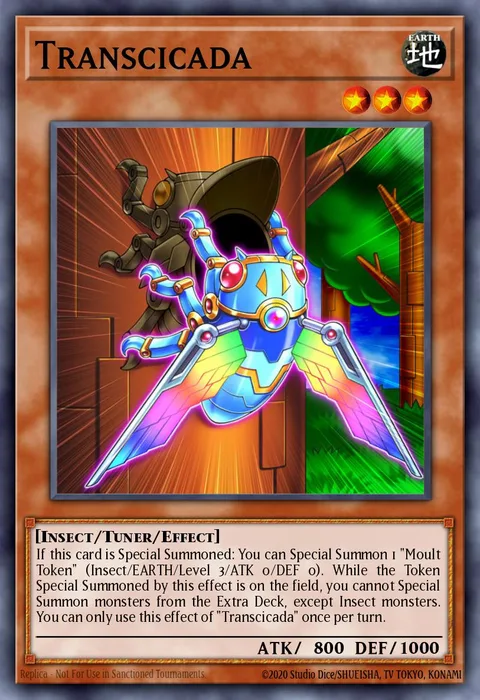 Transcicada trading card