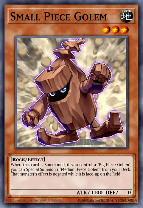 Small Piece Golem trading card