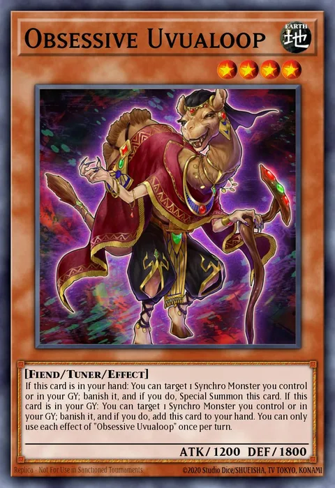 Obsessive Uvualoop trading card