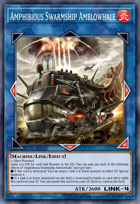 Amphibious Swarmship Amblowhale trading card
