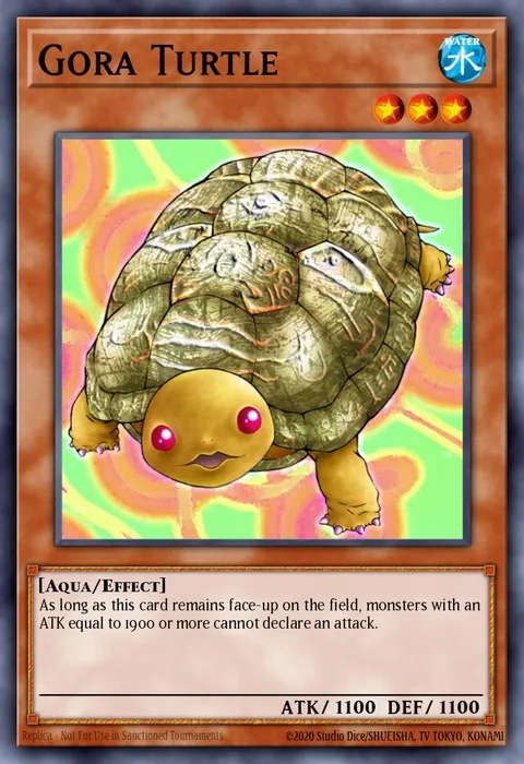 Gora Turtle trading card