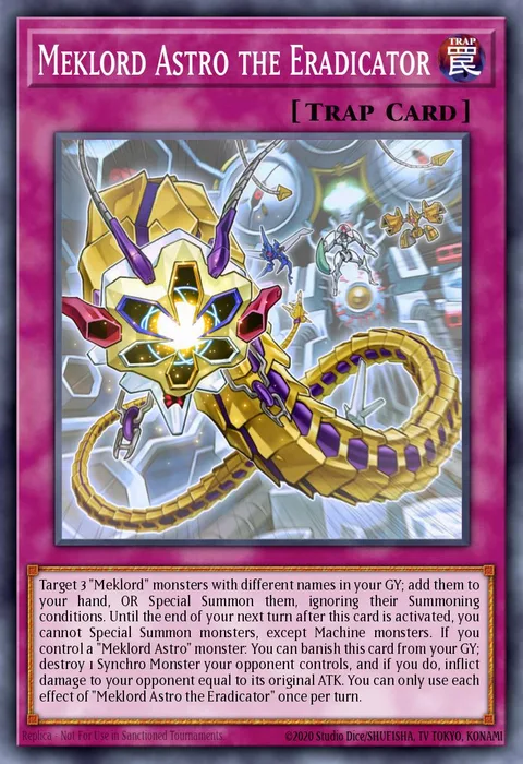Meklord Astro the Eradicator trading card
