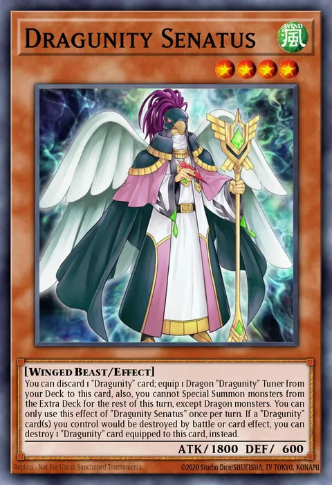 Dragunity Senatus trading card