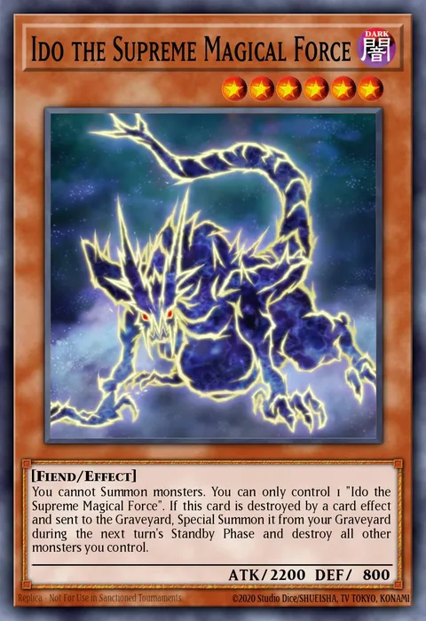 Ido the Supreme Magical Force trading card